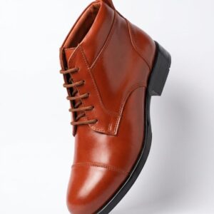 Classic Tan Leather Ankle Boots