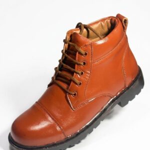 Classic Tan Cap Toe Ankle Boots