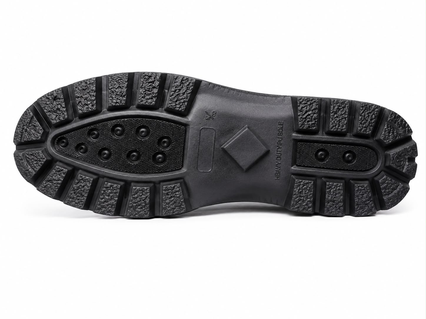 Leather High-Ankle Zip Casual Shoes – Black - Image 3