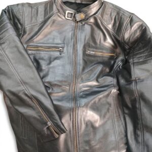 Urban Rider – Premium Pure Leather Zip-Up Jacket
